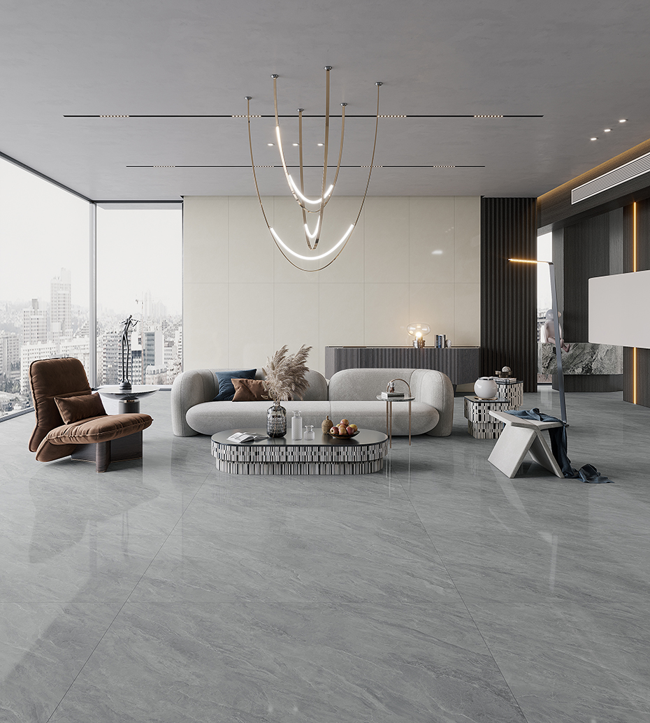 A612018-大平層輕奢客廳地面效果